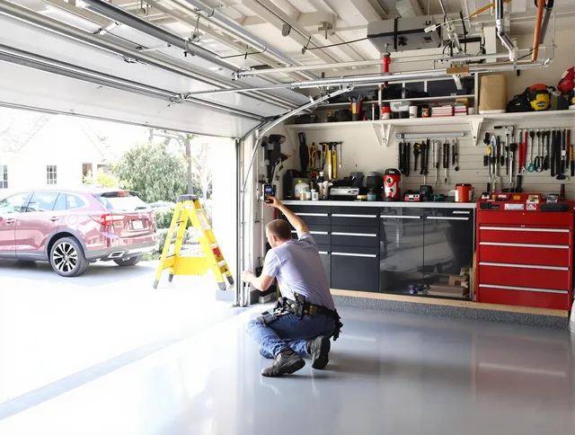 Local garage door repair service by Lake Forest Garage Door Repair in Lake Forest